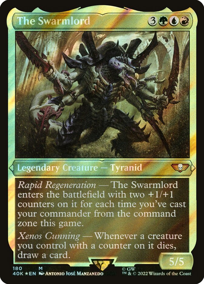 The Swarmlord (Display Commander) [Warhammer 40,000] Magic: The Gathering
