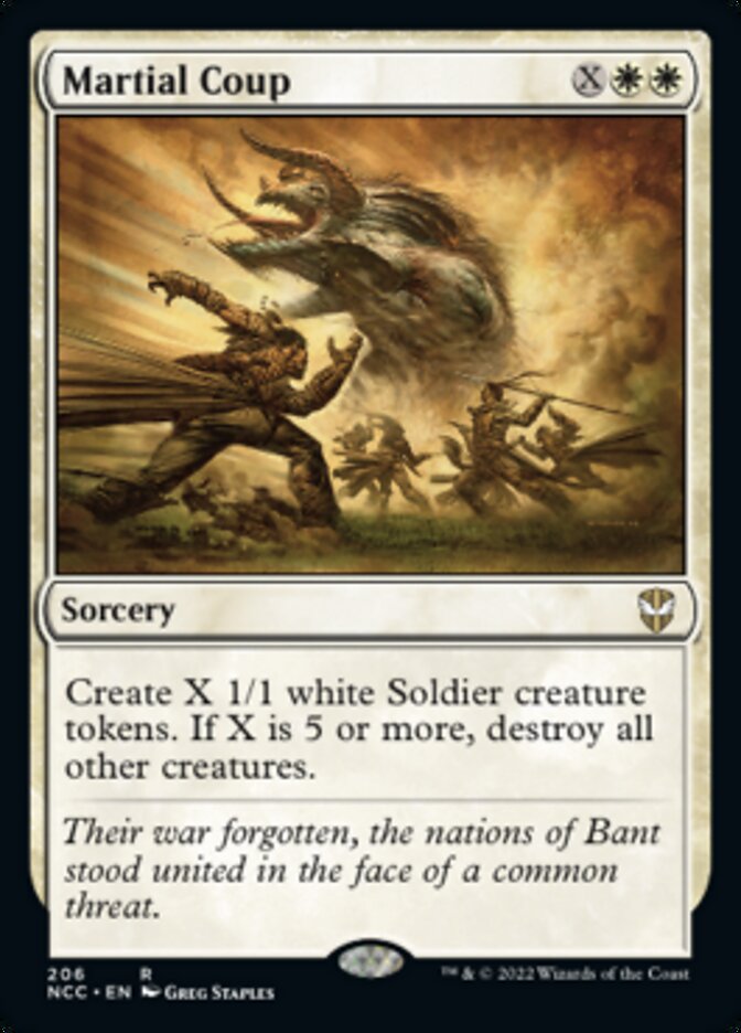 Martial Coup [Streets of New Capenna Commander] Magic: The Gathering