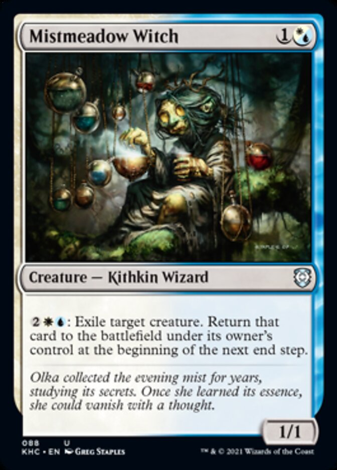 Mistmeadow Witch [Kaldheim Commander] Magic: The Gathering