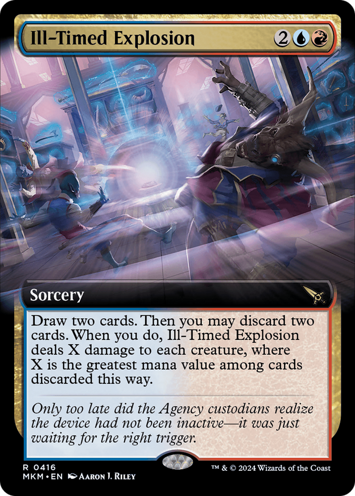 Ill-Timed Explosion (Extended Art) [Murders at Karlov Manor] Magic: The Gathering