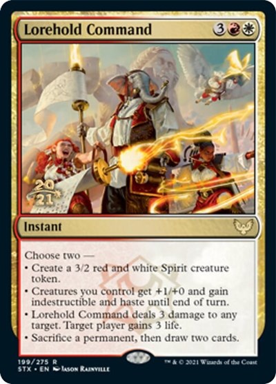 Lorehold Command [Strixhaven: School of Mages Prerelease Promos] Magic: The Gathering