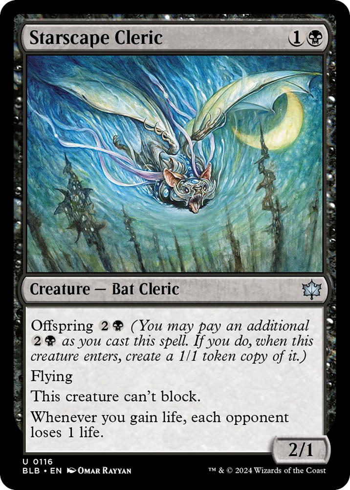 Starscape Cleric [Bloomburrow] Magic: The Gathering