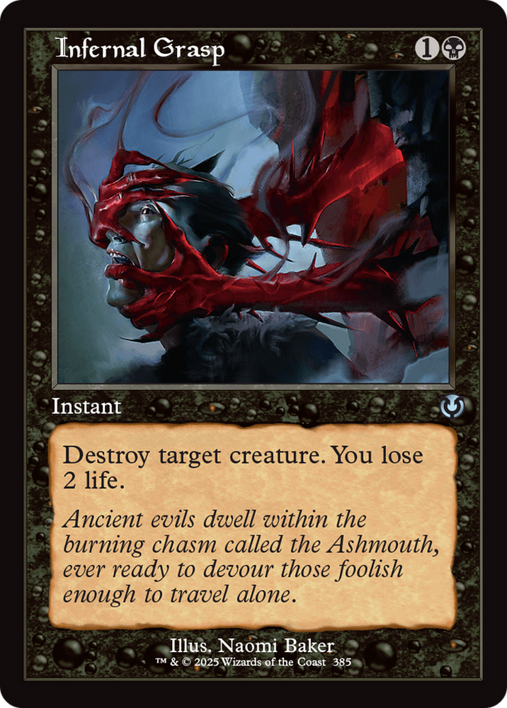 Infernal Grasp (Retro Frame) [Innistrad Remastered] Magic: The Gathering