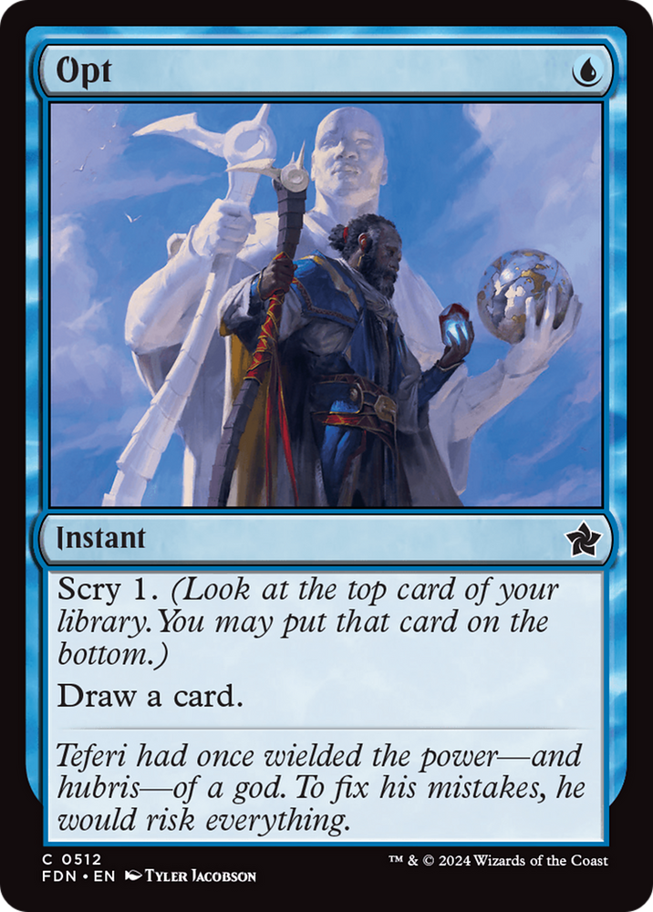 Opt [Foundations] Magic: The Gathering