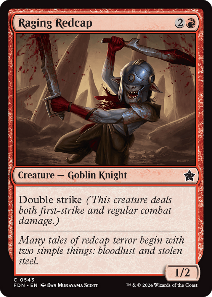 Raging Redcap [Foundations] Magic: The Gathering
