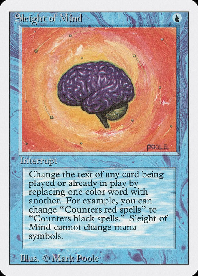 Sleight of Mind [Revised Edition] Magic: The Gathering