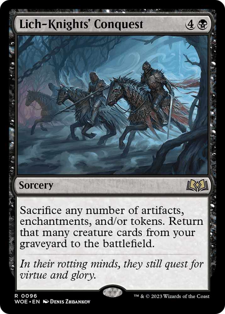 Lich-Knights' Conquest [Wilds of Eldraine] Magic: The Gathering