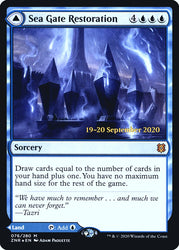 Sea Gate Restoration // Sea Gate, Reborn [Zendikar Rising Prerelease Promos] Magic: The Gathering