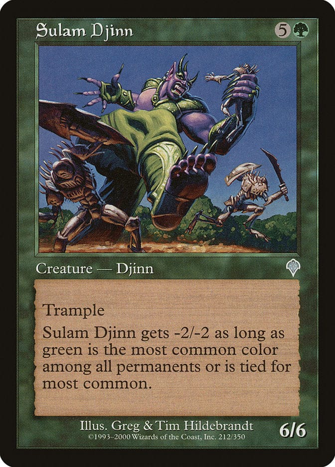 Sulam Djinn [Invasion] Magic: The Gathering