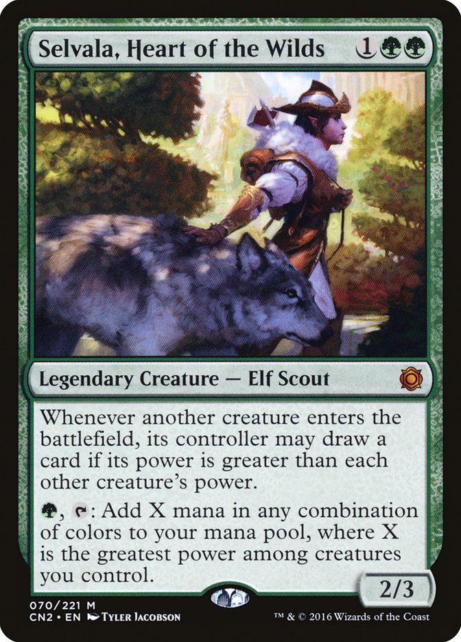 Selvala, Heart of the Wilds [Conspiracy: Take the Crown] Magic: The Gathering