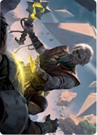 Expedition Healer Art Card [Zendikar Rising Art Series] Magic: The Gathering