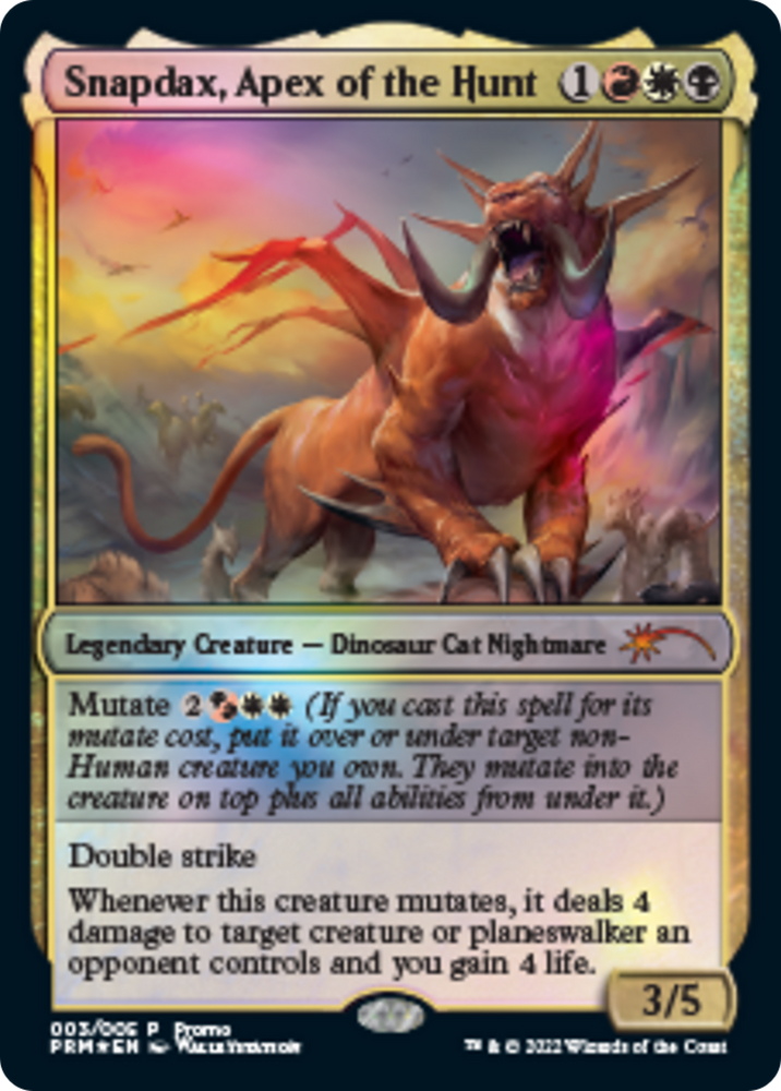 Snapdax, Apex of the Hunt [Year of the Tiger 2022] Magic: The Gathering