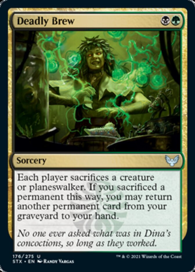 Deadly Brew [Strixhaven: School of Mages] Magic: The Gathering