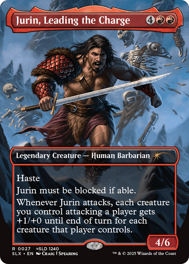 Jurin, Leading the Charge [Secret Lair: Universes Within] Magic: The Gathering
