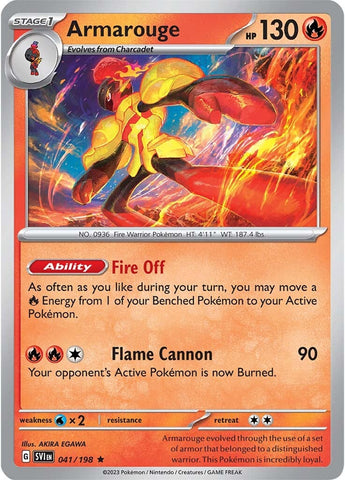 Armarouge (041/198) [Scarlet & Violet: Base Set] Pokémon