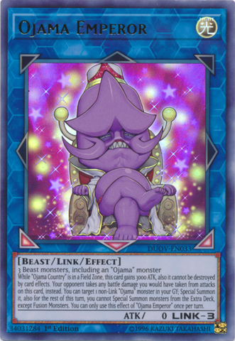 Ojama Emperor [DUOV-EN033] Ultra Rare - Yugioh Cards For Your TCG Needs!