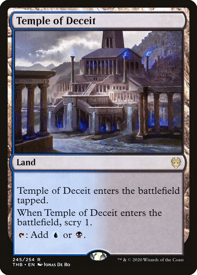 Temple of Deceit [Theros Beyond Death] Magic: The Gathering