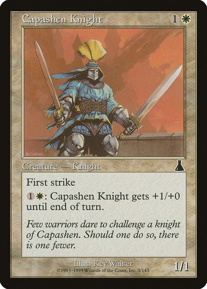 Capashen Knight [Urza's Destiny] Magic: The Gathering