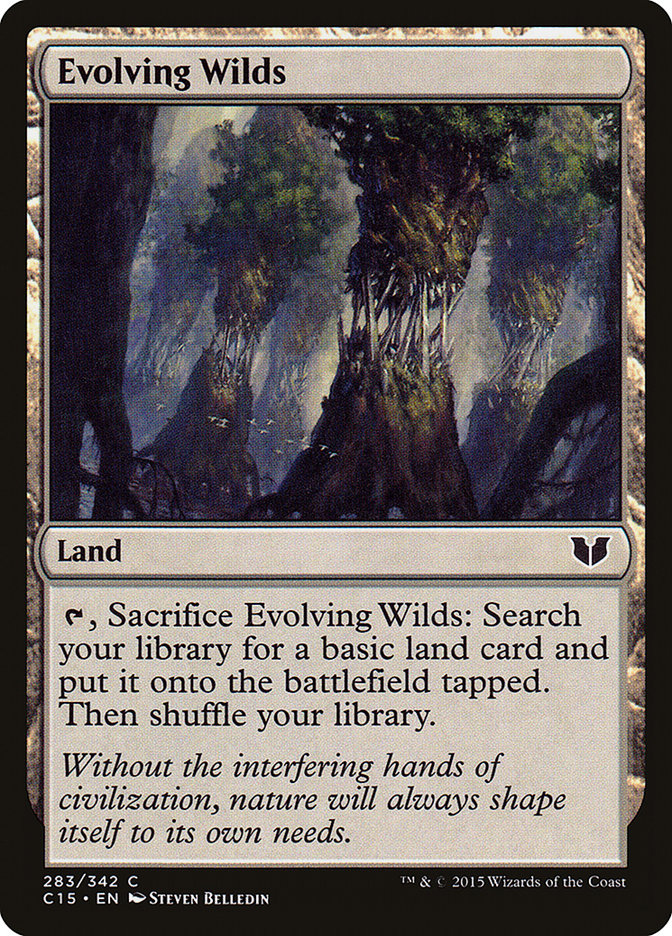 Evolving Wilds [Commander 2015] Magic: The Gathering