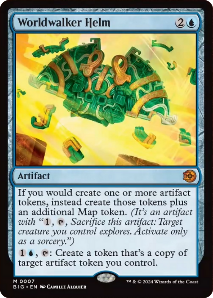 Worldwalker Helm [Outlaws of Thunder Junction: The Big Score] Magic: The Gathering