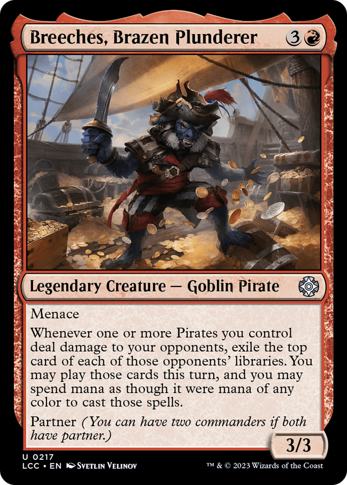 Breeches, Brazen Plunderer [The Lost Caverns of Ixalan Commander] Magic: The Gathering