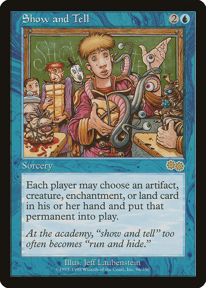 Show and Tell [Urza's Saga] Magic: The Gathering