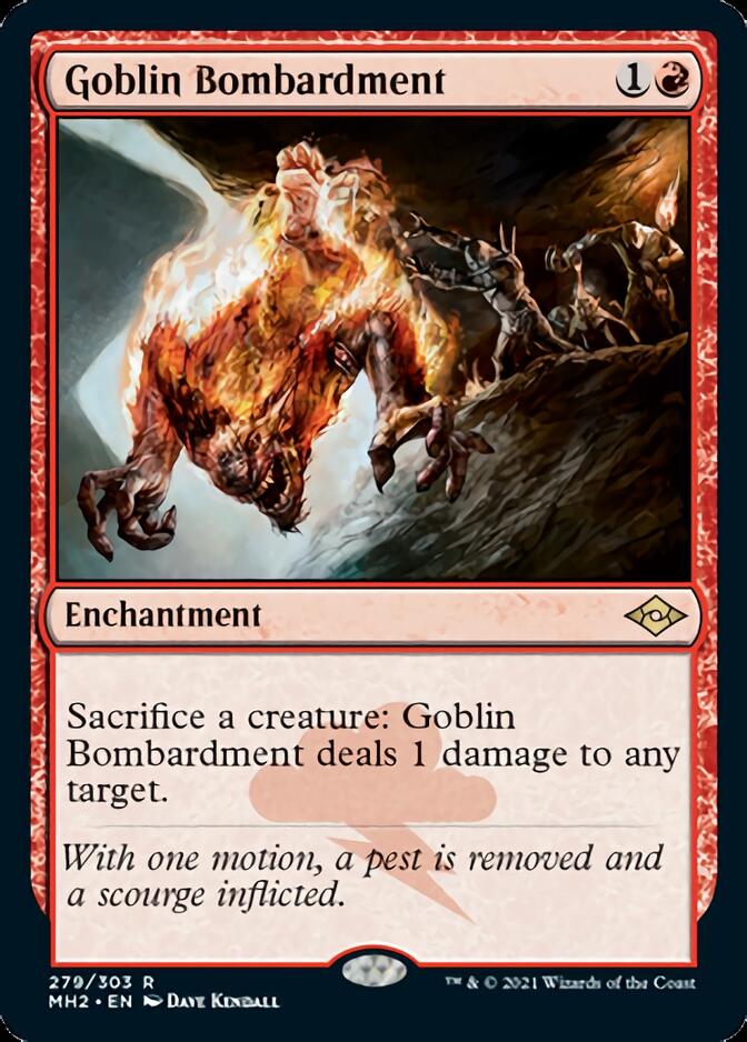 Goblin Bombardment (Foil Etched) [Modern Horizons 2] Magic: The Gathering