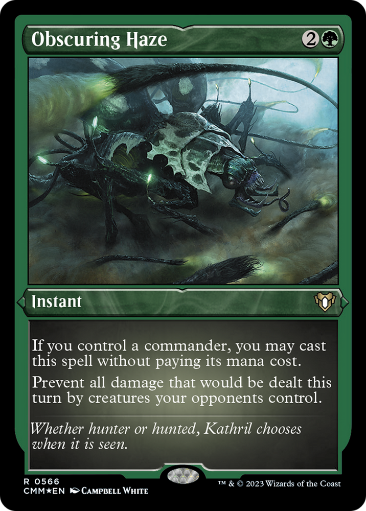 Obscuring Haze (Foil Etched) [Commander Masters] Magic: The Gathering
