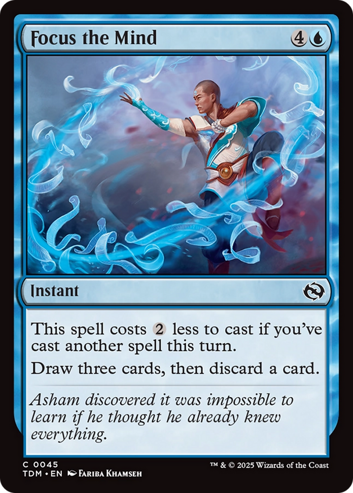 Focus the Mind [Tarkir: Dragonstorm] Magic: The Gathering