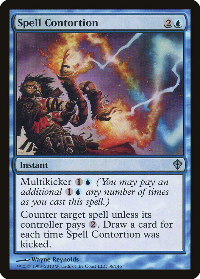 Spell Contortion [Worldwake] Magic: The Gathering