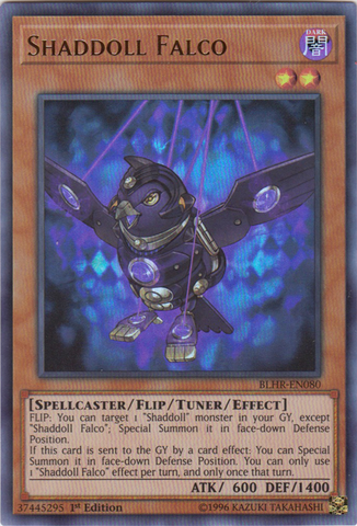 Shaddoll Falco [BLHR-EN080] Ultra Rare - Yugioh Cards For Your TCG Needs!