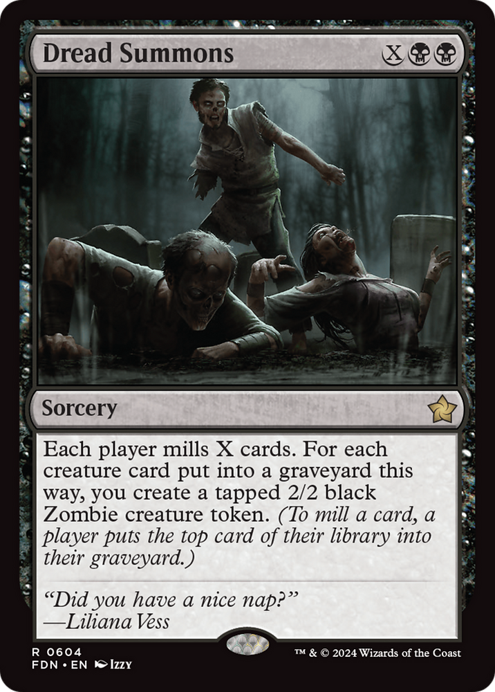 Dread Summons [Foundations] Magic: The Gathering