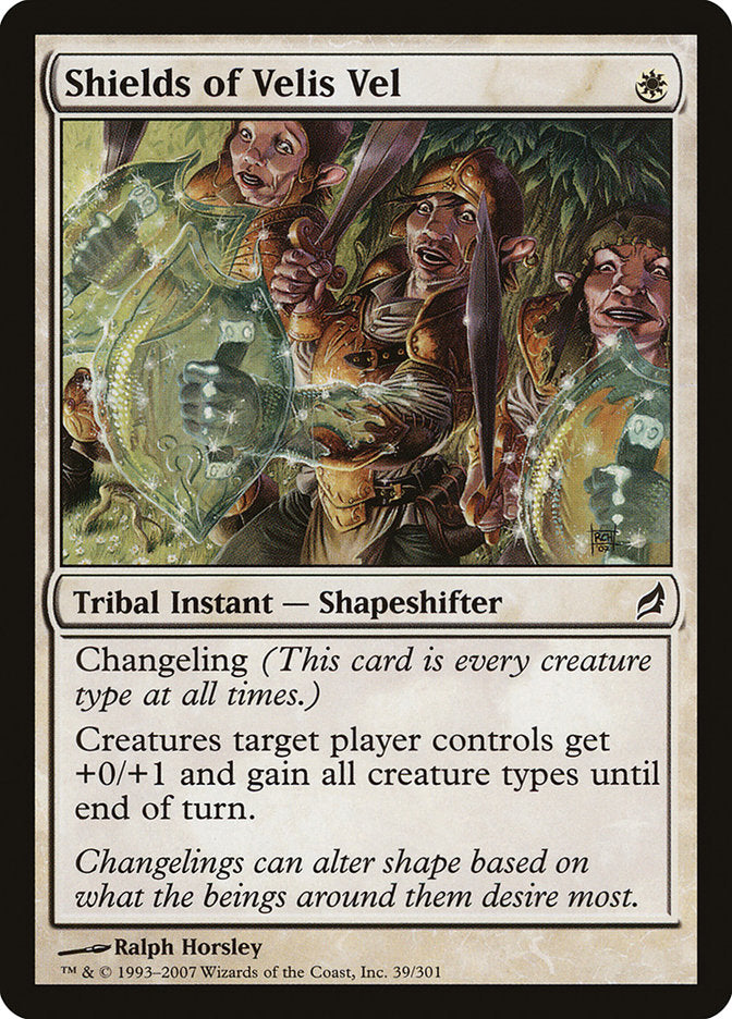 Shields of Velis Vel [Lorwyn] Magic: The Gathering
