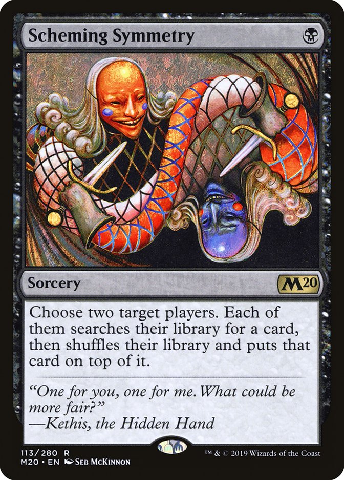 Scheming Symmetry [Core Set 2020] Magic: The Gathering