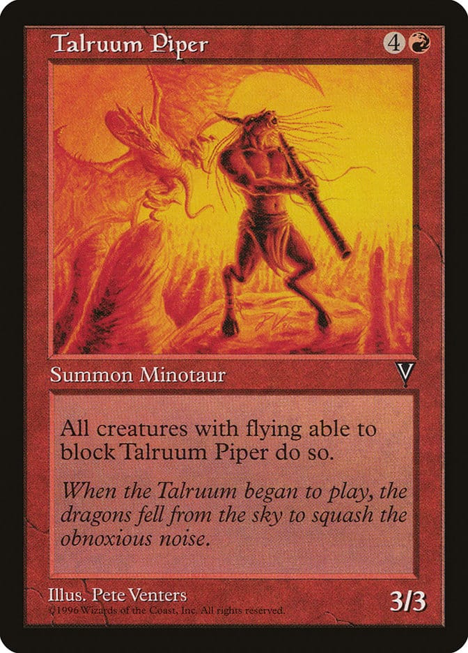 Talruum Piper [Visions] Magic: The Gathering