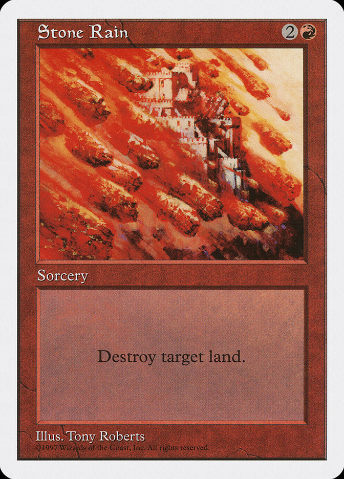 Stone Rain [Fifth Edition] Magic: The Gathering