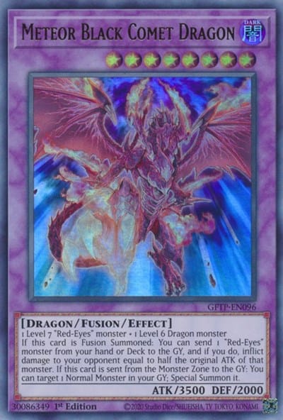 Meteor Black Comet Dragon [GFTP-EN096] Ultra Rare - Yugioh Cards For Your TCG Needs!
