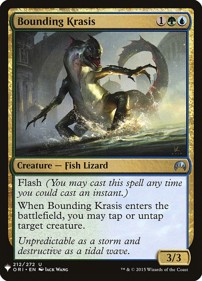 Bounding Krasis [Mystery Booster] Magic: The Gathering