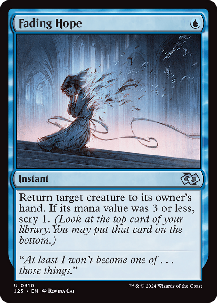 Fading Hope [Foundations Jumpstart] Magic: The Gathering