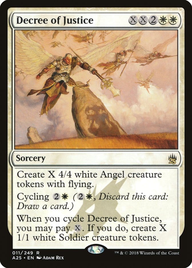 Decree of Justice [Masters 25] Magic: The Gathering
