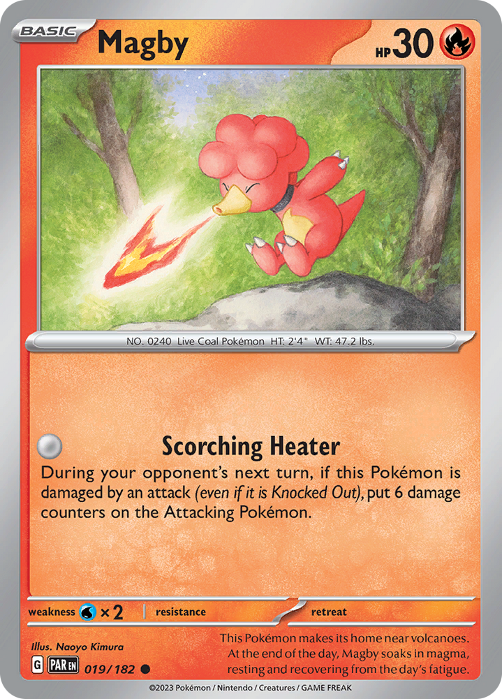 Magby (019/182) [Scarlet & Violet: Paradox Rift] Pokémon