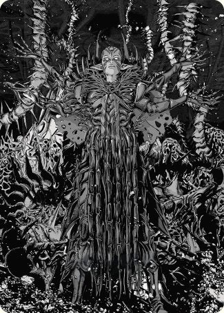Nissa, Ascended Animist Art Card [Phyrexia: All Will Be One Art Series] Magic: The Gathering