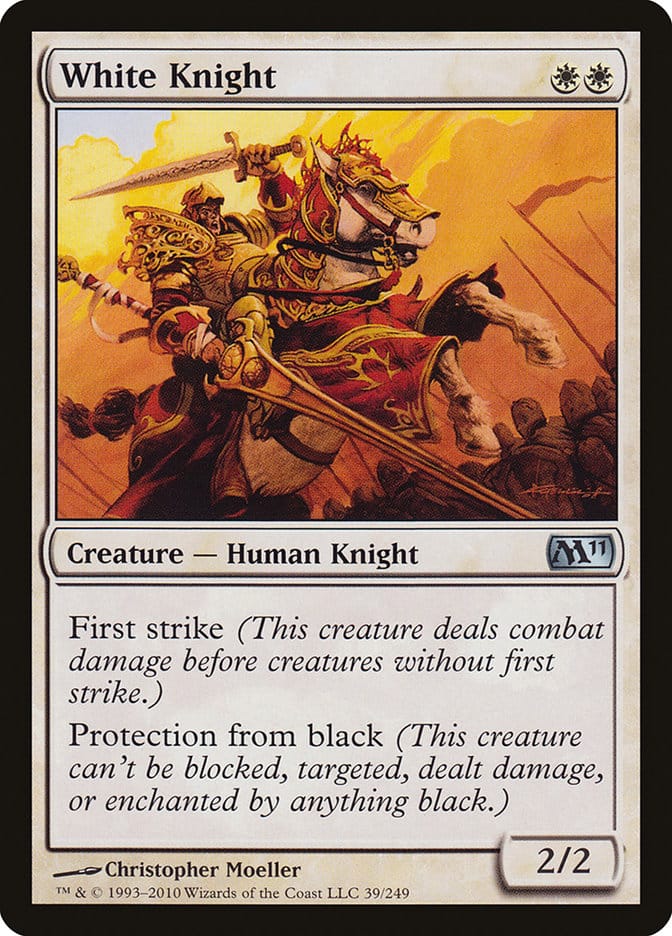 White Knight [Magic 2011] Magic: The Gathering
