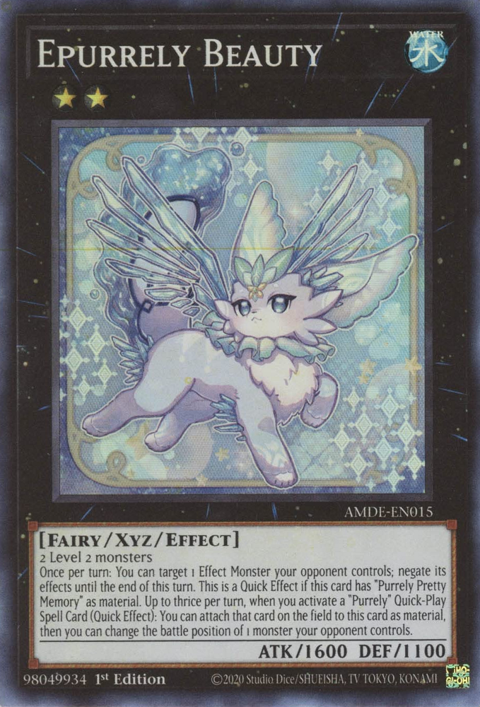 Epurrely Beauty [AMDE-EN015] Super Rare - Yugioh Cards For Your TCG Needs!