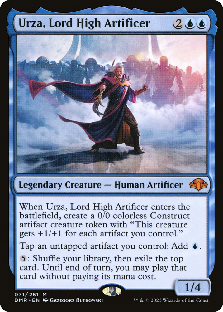 Urza, Lord High Artificer [Dominaria Remastered] Magic: The Gathering