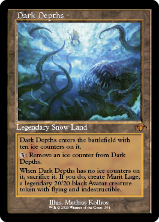 Dark Depths (Retro) [Dominaria Remastered] Magic: The Gathering