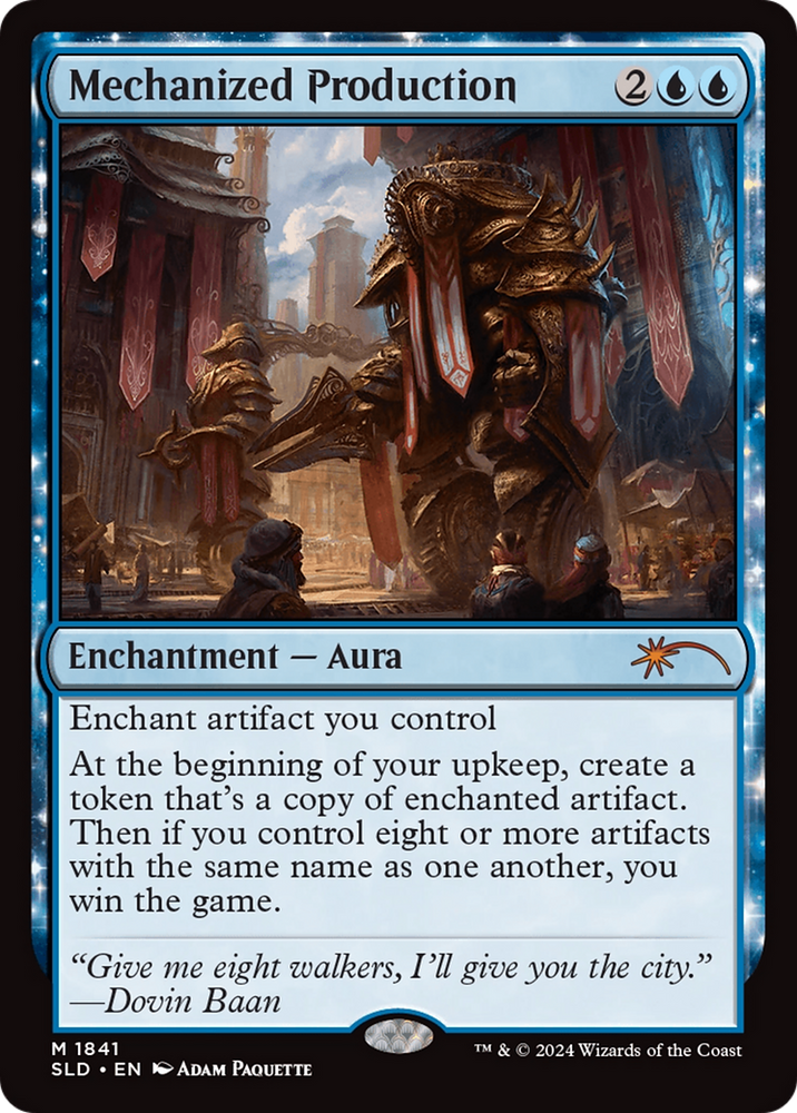 Mechanized Production [Secret Lair Drop Series] Magic: The Gathering