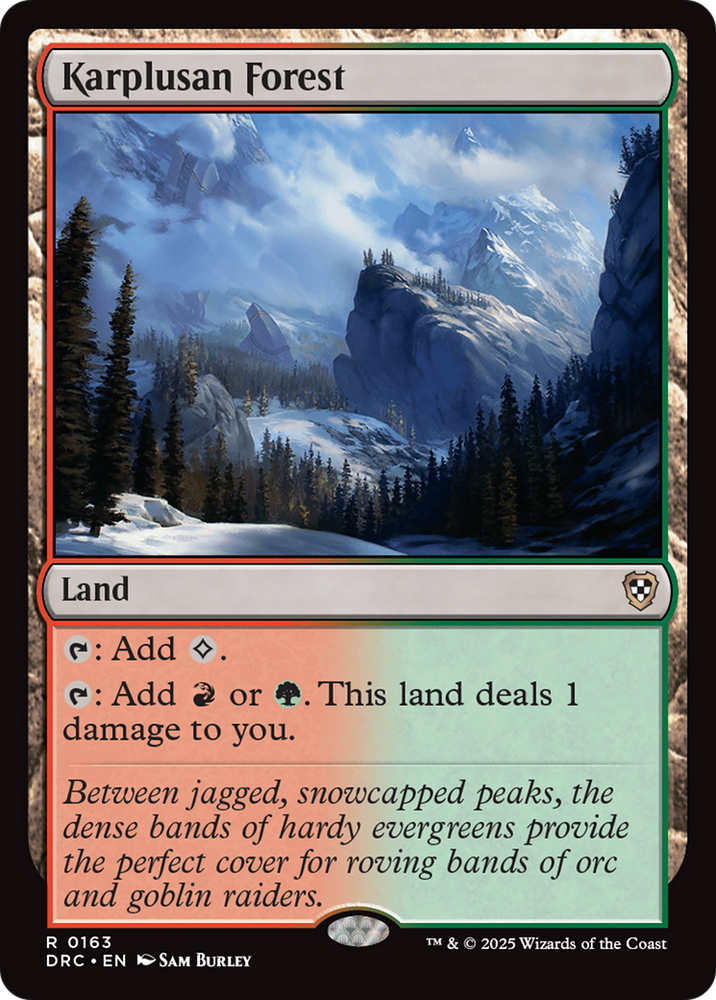 Karplusan Forest [Aetherdrift Commander] Magic: The Gathering