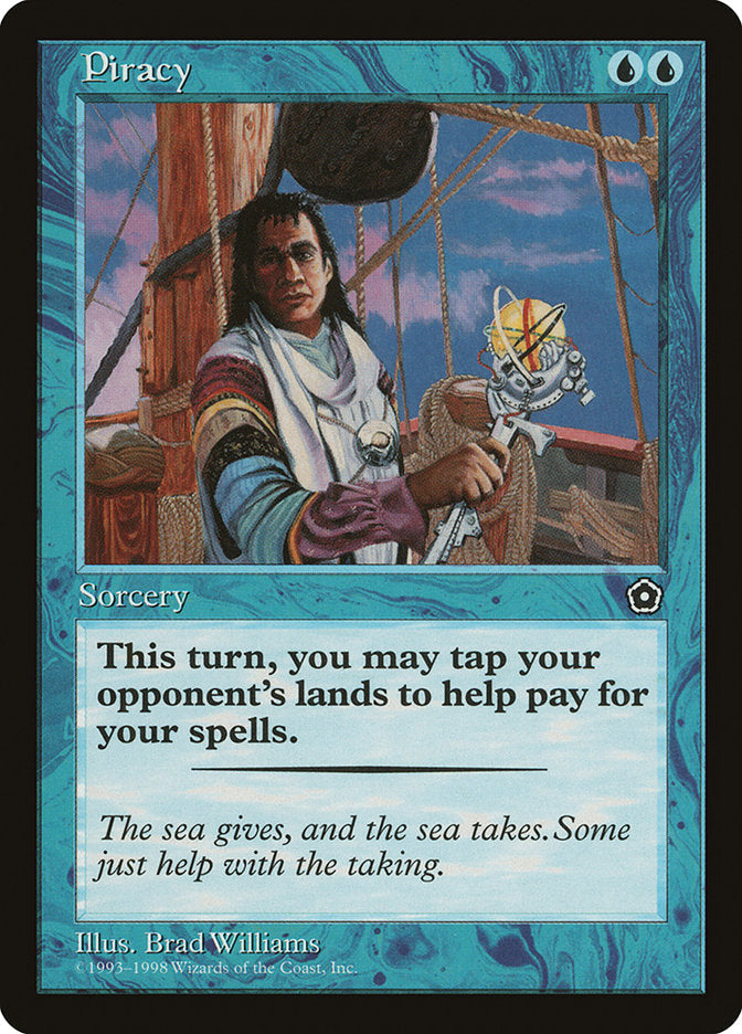 Piracy [Portal Second Age] Magic: The Gathering