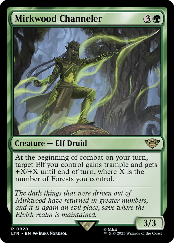 Mirkwood Channeler [The Lord of the Rings: Tales of Middle-Earth] Magic: The Gathering